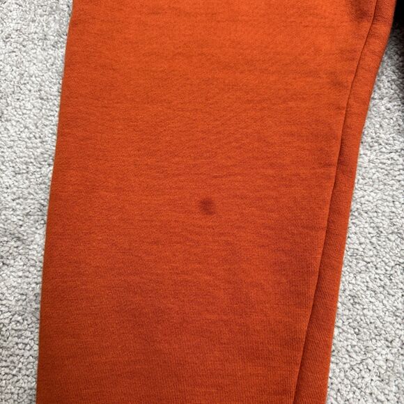 Maison Article Shoe Palace Jogger Sweatpants Men Medium Rust Orange Fleece 32x26 - Picture 8 of 16